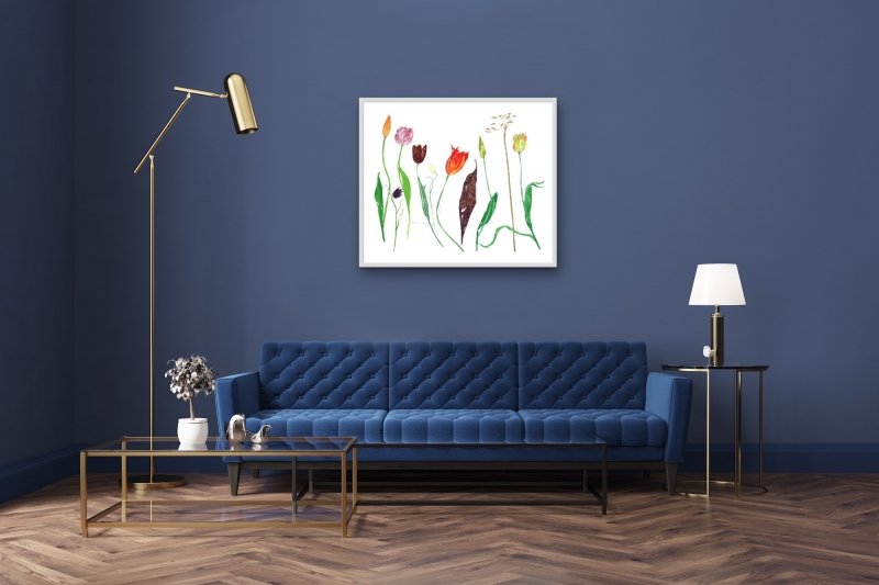 Tulips Tulips by Dame Elizabeth Blackadder DBE, RWS, RA, RSA (1931 - 2021)