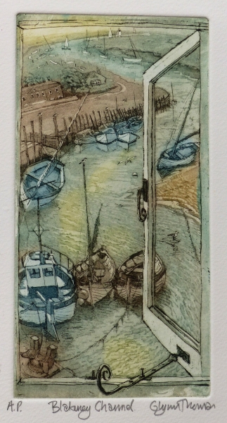 Blakeney Channel Blakeney Channel by Glynn Thomas RE (1946)