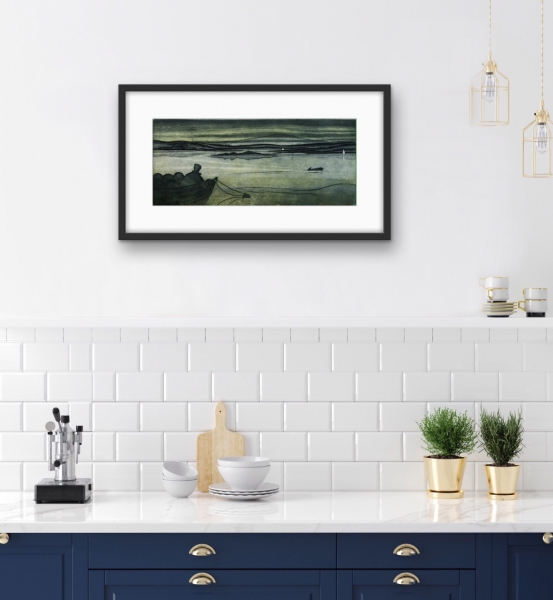 Setting Shrimp Pots by Elizabeth Morris