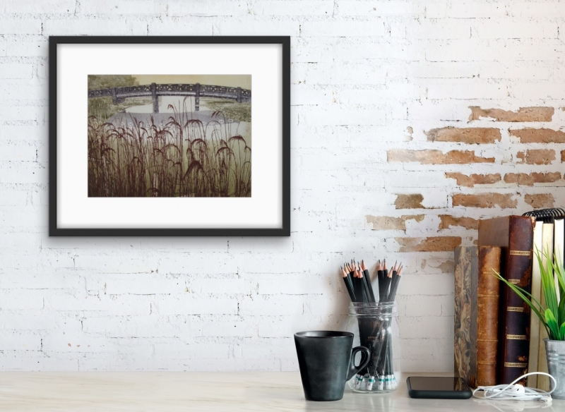 Iron Bridge by Charles Bartlett  RWS RE ARCA (1921 - 2014)