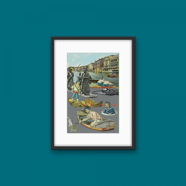 Fishing, from the Venice Suite Fishing, from the Venice Suite by Sir Peter Blake OBE (1932)