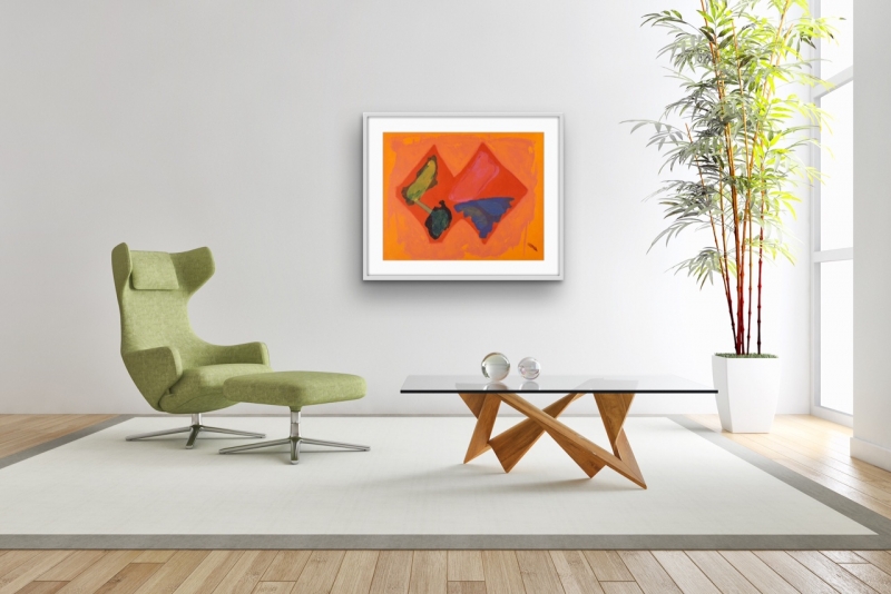 Fly Away Fly Away by John Hoyland RA (1934 - 2011)