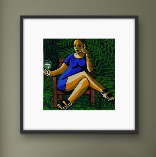 Evening in the Garden by Anita Klein  PPRE (1960)