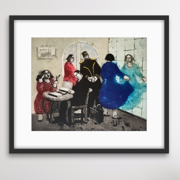 Mirror Mirror by Karolina Larusdottir  RWS RE (1944 - 2019)