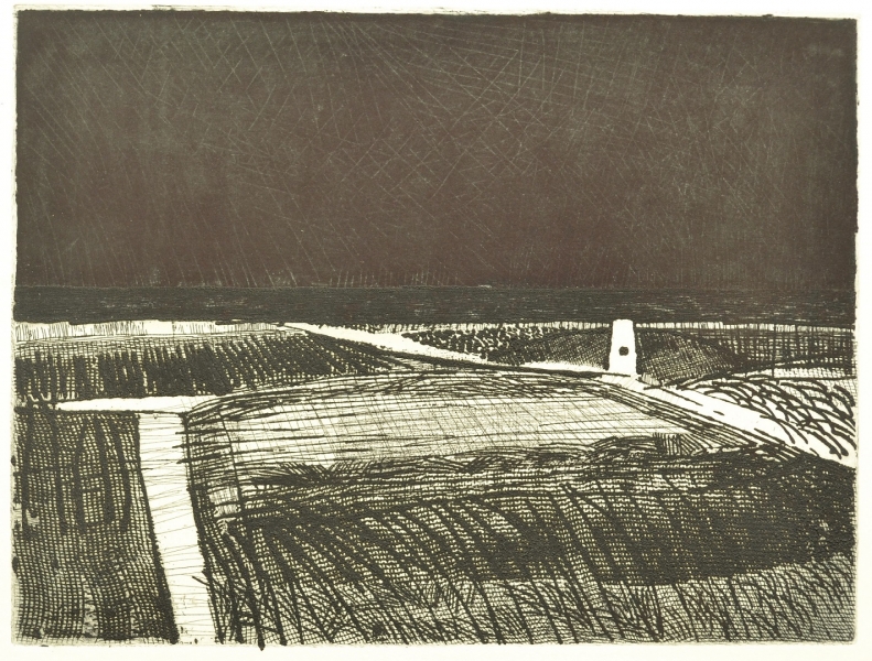 Landscape Walberswick Marsh with Windmill Landscape Walberswick Marsh with Windmill by Moss Fuller RCA (1937 - 2021)