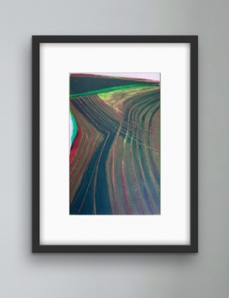 Field Landscape V by Moss Fuller  RCA (1937 - 2021)