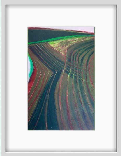 Field Landscape V by Moss Fuller  RCA (1937 - 2021)