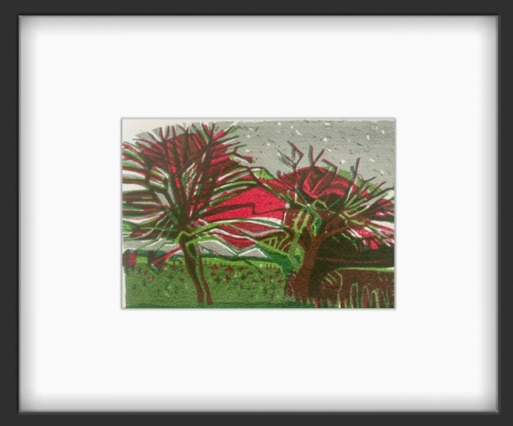 Hawthorns by Moss Fuller  RCA (1937 - 2021)