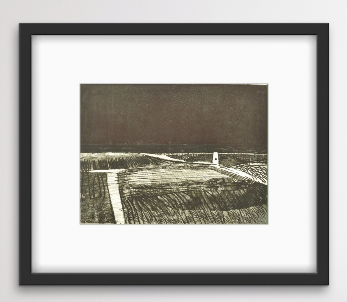 Landscape Walberswick Marsh with Windmill Landscape Walberswick Marsh with Windmill by Moss Fuller RCA (1937 - 2021)