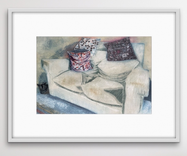 Sofa Sofa by Richard Bawden RWS, NEAC, RE (1936 - 2024)