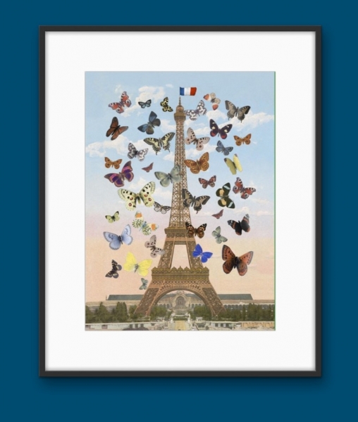 Eiffel Tower Eiffel Tower by Sir Peter Blake OBE (1932)
