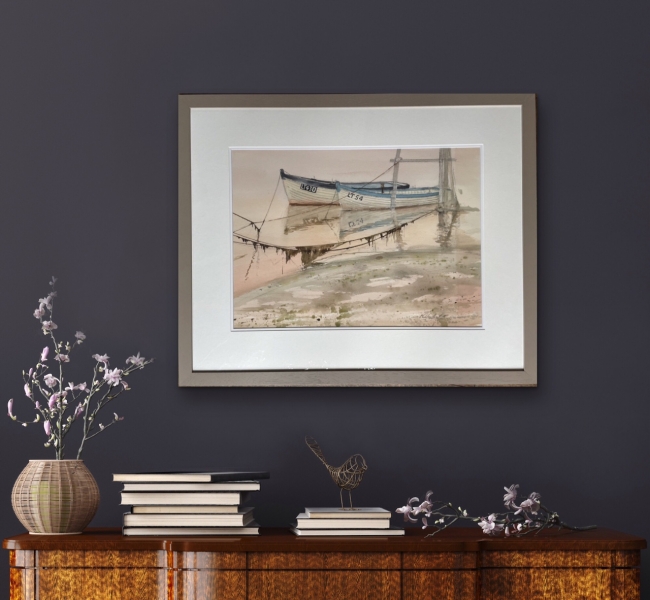 EarlyTide by Charles Bartlett  RWS RE ARCA (1921 - 2014)