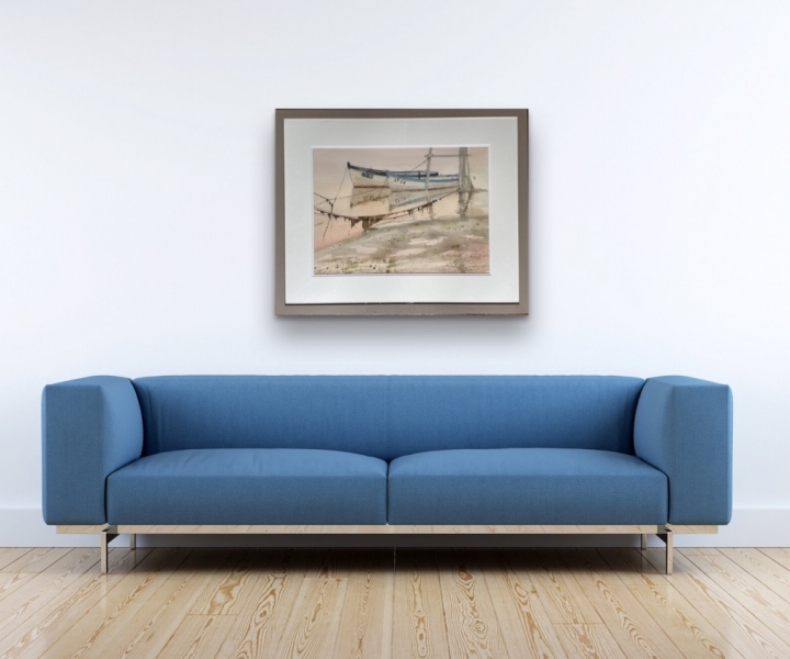 EarlyTide by Charles Bartlett  RWS RE ARCA (1921 - 2014)