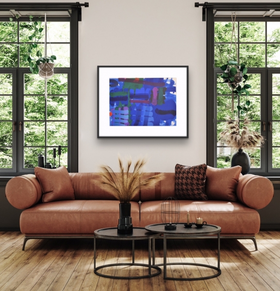 Greenwich II (framed) Greenwich II (framed) by Albert Irvin OBE RA (1922 - 2015)