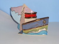 Steam Ship by Daphne Sandham - click to enlarge Steam Ship by Daphne Sandham