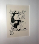 Wood Engraving by Eric Gill - click to enlarge Wood Engraving by Eric Gill