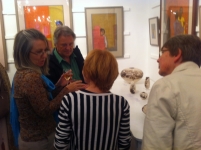 Shanti Panchal & Moira Goodall Private View Sept. - click to enlarge Shanti Panchal & Moira Goodall Private View Sept.