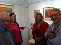 Shanti Panchal & Moira Goodall Private View Sept. - click to enlarge Shanti Panchal & Moira Goodall Private View Sept.