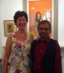 Shanti Panchal & Moira Goodall Private View Sept. - click to enlarge Shanti Panchal & Moira Goodall Private View Sept.
