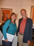 Shanti Panchal & Moira Goodall Private View Sept. - click to enlarge Shanti Panchal & Moira Goodall Private View Sept.
