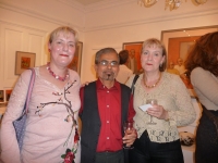 Shanti Panchal & Moira Goodall Private View Sept. - click to enlarge Shanti Panchal & Moira Goodall Private View Sept.