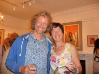 Shanti Panchal & Moira Goodall Private View Sept. - click to enlarge Shanti Panchal & Moira Goodall Private View Sept.