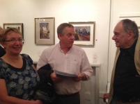 Michael Smee & Charles Debenham Private View Oct14 - click to enlarge Michael Smee & Charles Debenham Private View Oct14