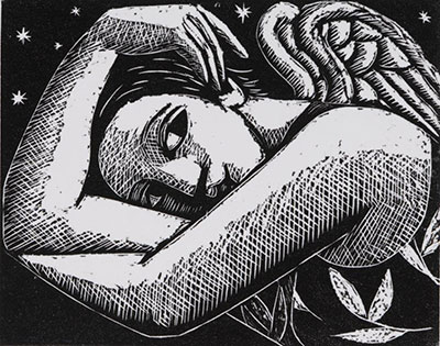 Resting Angel with Starry Sky Resting Angel with Starry Sky by Anita Klein PPRE (1960)