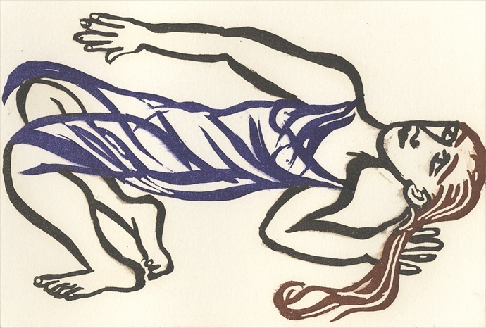 Girl Girl by Eileen Cooper RA (1953)