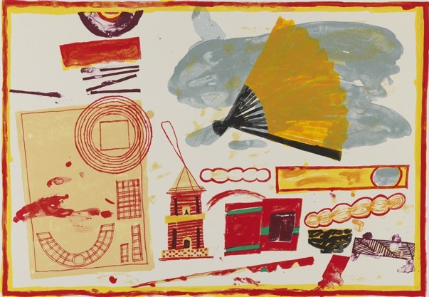 Still Life with Pagoda by Dame Elizabeth Blackadder  DBE, RWS, RA, RSA (1931 - 2021)