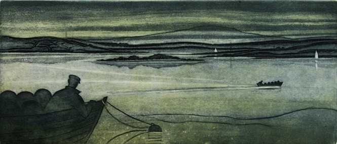 Setting Shrimp Pots by Elizabeth Morris