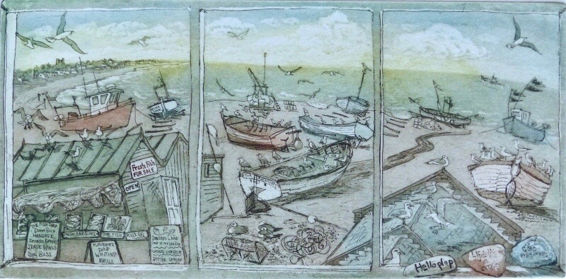 Aldeburgh Look out East by Glynn Thomas  RE (1946)