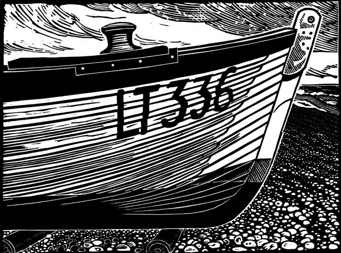 Bow on an Alde Beach Boat Bow on an Alde Beach Boat by James Dodds RCA (1957)
